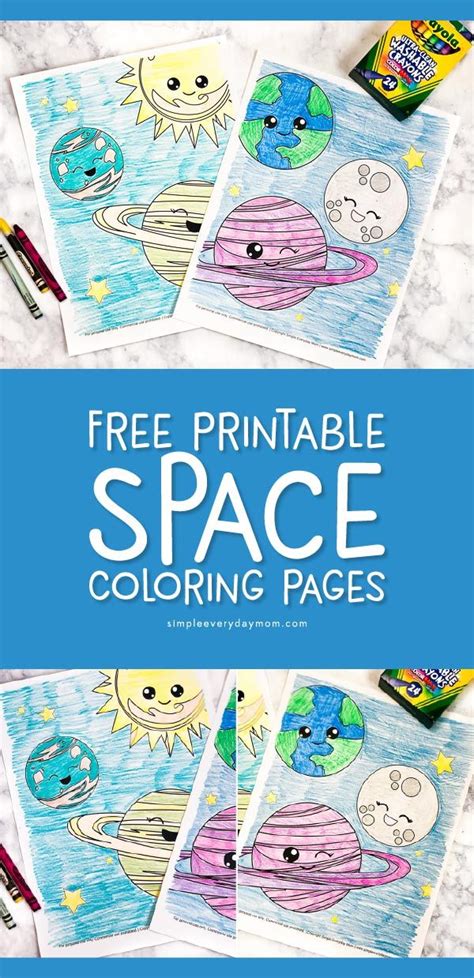 Color and learn about some faraway worlds with these coloring pages! Free Printable Space Coloring Pages For Kids | Space ...