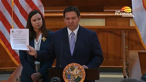 Florida Gov Desantis Announces Veto To Congressional Map Miami Herald