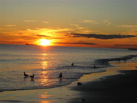 Sunset On Brighton Beach Brighton Beach Sunset Brighton