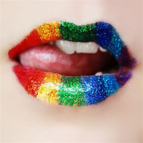 Taste The Rainbow Rainbow Lips Beautiful Lips Lip Art