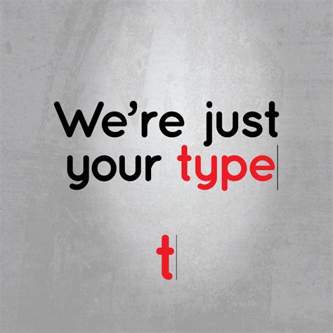 Were Just Your Type Logo On Behance
