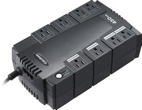 Cyberpower 450va Battery Back Up System Black Se450g Best Buy