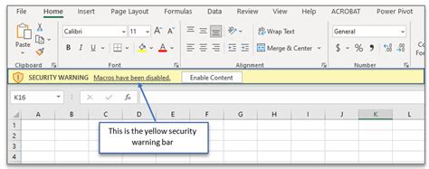 How To Enable Macro In Excel