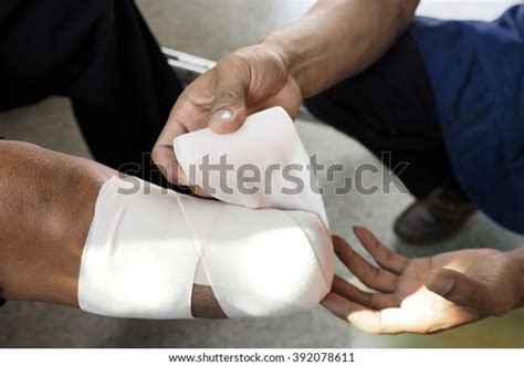 Stump Bandaging Below Knee Prosthesis Amputation Stock Photo Edit Now