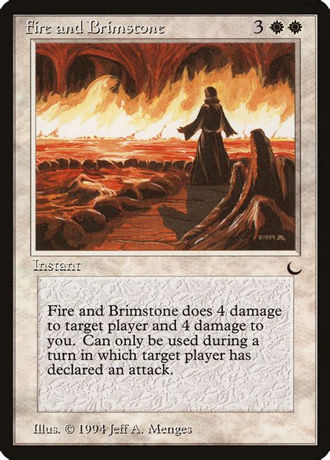 Fire And Brimstone · The Dark Drk 9 · Scryfall Magic The Gathering