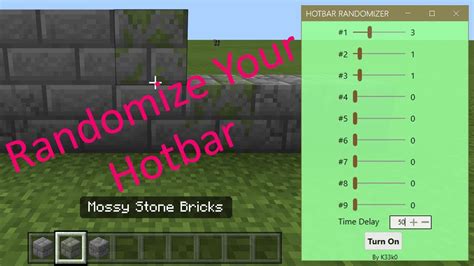 Minecraft Hot Bar Randomizer Showcase Youtube