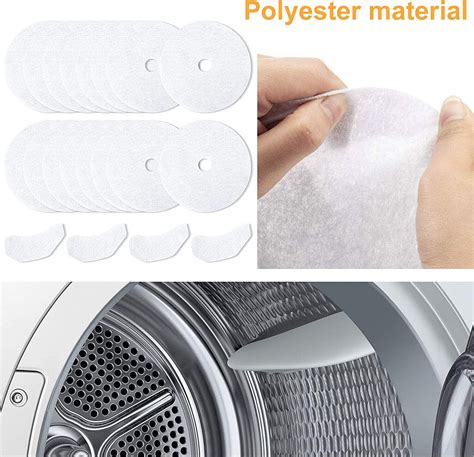 20 Pcs Cloth Dryer Exhaust Filter Set For Panda Magic Chef Sonya Avant