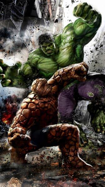 The Hulk Vs The Thing Hulk Marvel Hulk Comic Marvel Artwork