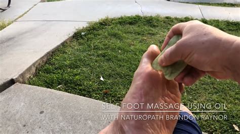 Deep Foot Massage Using Tools Part 2 Self Massage On The Feet By