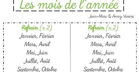 La maternelle de Laurène: Les mois de l'année