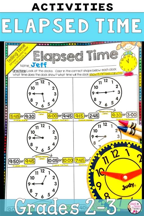 Elapsed Time Worksheets Elapsed Time Word Problems Third Grade Math