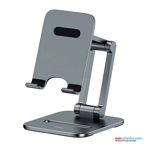 Baseus Desktop Biaxial Foldable Metal Stand For Tablets Grey