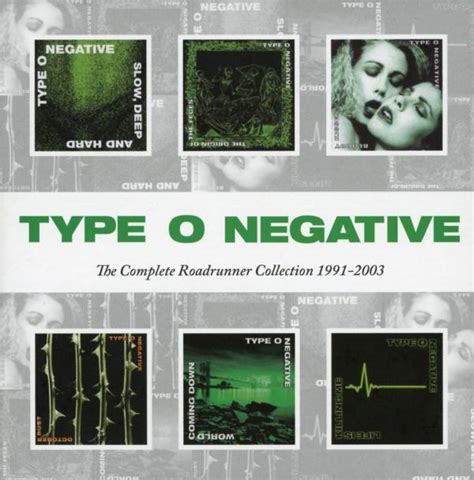 Type O Negative The Complete Rr Collection 1991 2003 Box 6cd