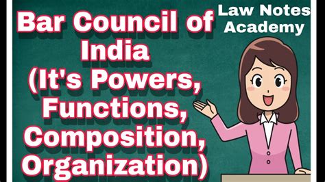 Bar Council Of India Its Functions Powers Composition Organization