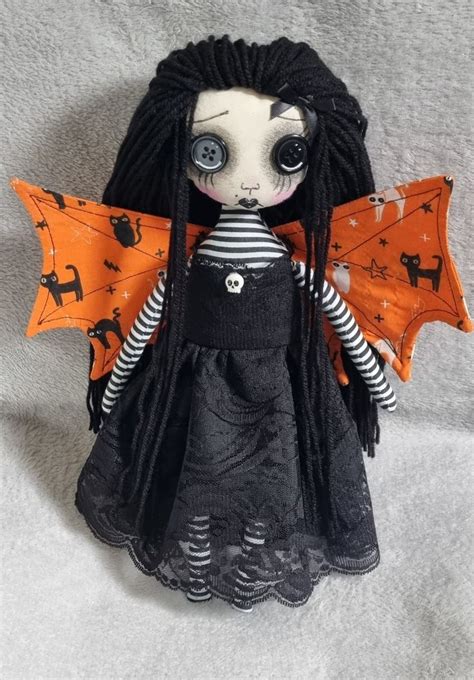 Gothic Rag Doll Creepy Dolls Rag Doll Cat Doll