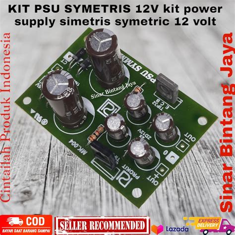 Kit Psu Symetris 12v Kit Power Supply Simetris Symetric 12 Volt