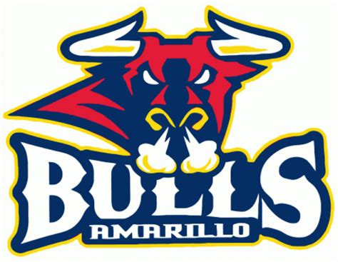 Amarillo Bulls Primary Logo North American Hockey League Nahl