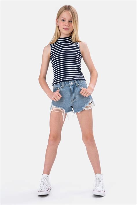 Lihi Ribbed Tank Top In 2021 Tween Fashion Outfits Girls Outfits