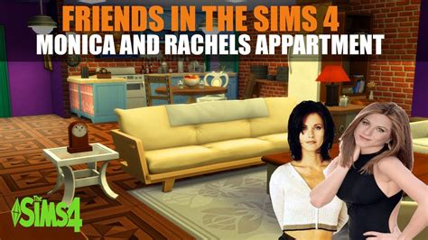 Friends Monica And Rachels Apartment The Sims 4 Build No Cc Youtube