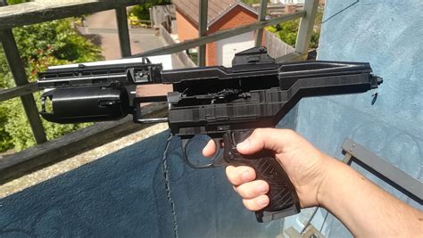 3d printed pulse smg from half life alyx r halflife