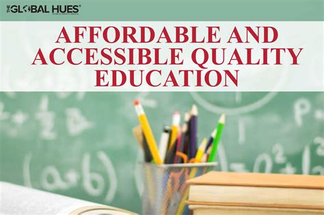Affordable And Accessible Quality Education