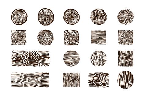 Wood And Timber Texture Symbol Logo By Artha Graphic Design Studio