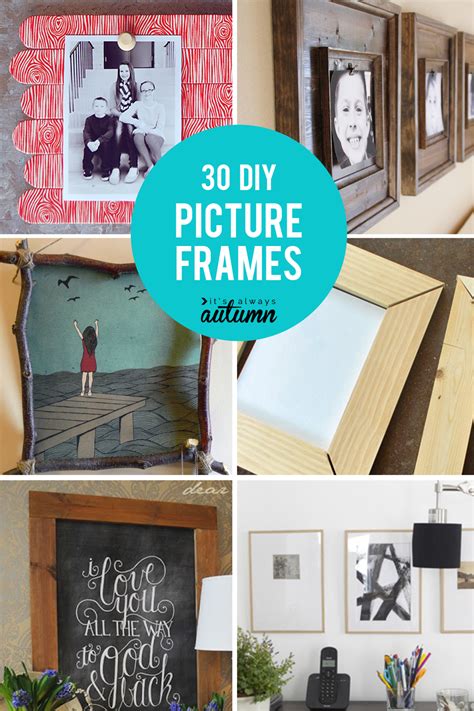 I tried removing the contents of the small frame while it was stapled in place on the wire. 20 best DIY picture frame tutorials - It's Always Autumn