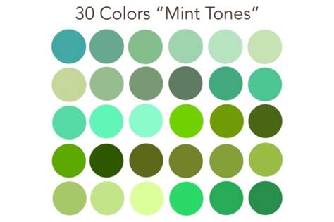 Mint Tones Color Palette Free Download