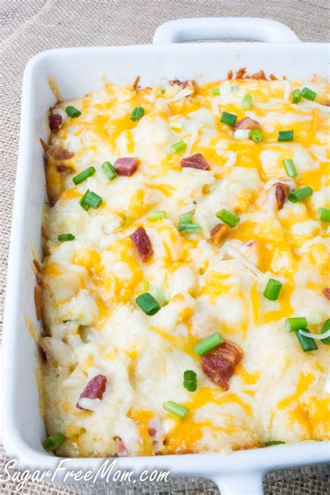 You will have to plan ahead for this one. Loaded Cauliflower Bake (Low Carb, Keto)