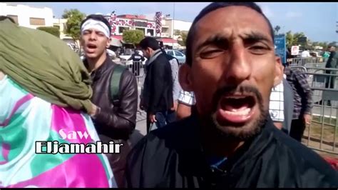 جانب من مظاهرة الجماهير الصحراوية التضامنية مع أبطال أكديم ازيك 20 مارس 2017 Youtube