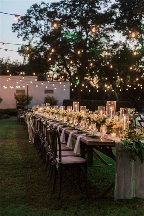 15 Outdoor Night Wedding Reception Ideas With Stunning Lights Page 2
