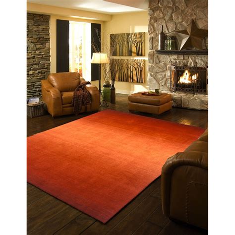 Mad For Mid Century Orange Rug For A Mid Century Ranch