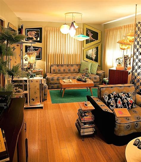 Image Result For 1950s Atomic Living Room Retro Living Rooms 70s