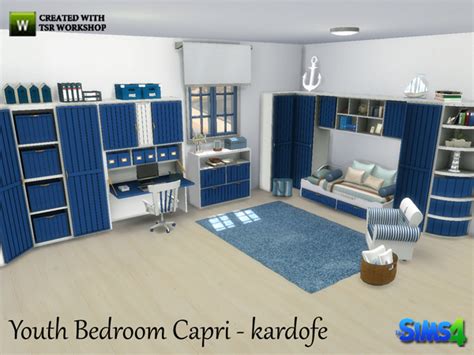 Youth Bedroom Capri By Kardofe At Tsr Sims 4 Updates