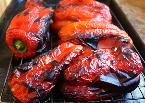 How To Roast Red Peppers And Italian Red Pepper Antipasto Christinas