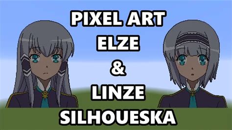 Anime Builds Elze Linze Silhoueska Pixel Art Timelapse In Another