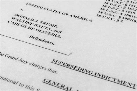 Read The Superseding Indictment Bringing New Charges Against Trump