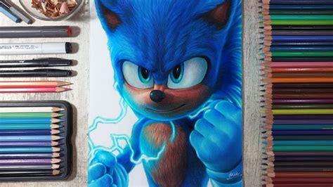 Drawing Sonic The Hedgehog Fame Art Youtube