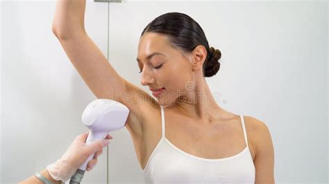 Armpit Hair Removal With Laser Procedure At Clinic Professional