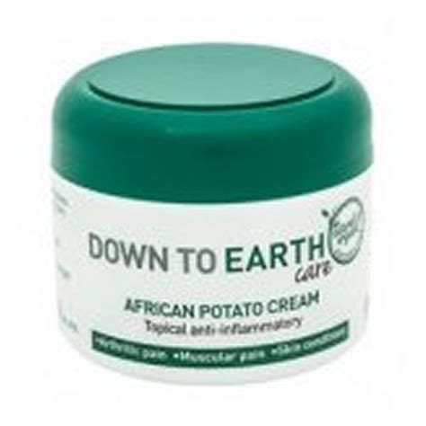 down to earth african potato cream 250ml african botanicals