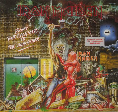 Iron Maiden Bring Your Daughter To The Slaughter Maxi Single Vinyl Poster Nwobhm British