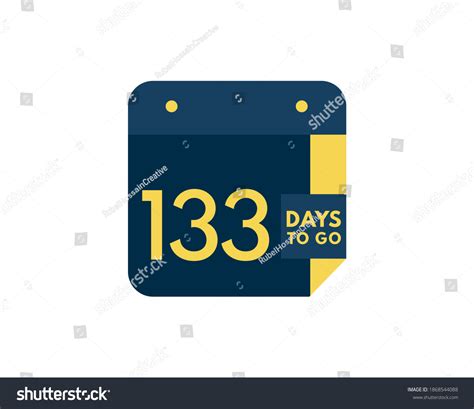 133 Days Countdown 2 รายการ ภาพ ภาพสต็อกและเวกเตอร์ Shutterstock