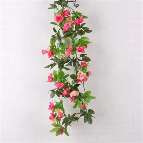 Artificial outdoor plants and flowers have come a long way. Outdoor Artificial Flower Vine 33 Roses - Artificial ...