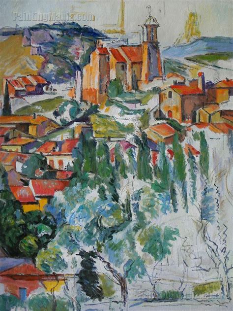 The Village Of Gardanne Paul Cezanne Paintings Paul Cezanne