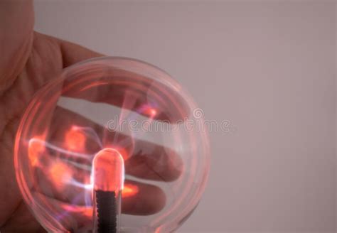 Electricity Lamp Known As A Plasma Lamp Electric Energy To Generate