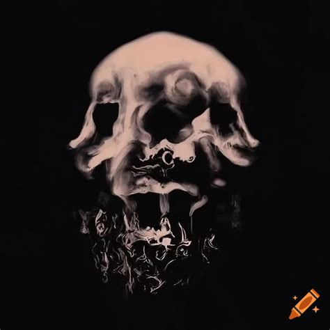 Abstract Black Metal Album Cover Artwork