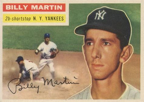 1956 Topps Billy Martin 181 Baseball Vcp Price Guide