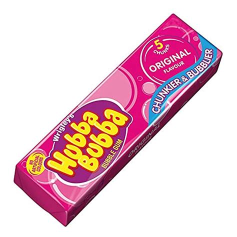 Buy Wrigleys Hubba Bubba Bubble Gum Original Flavour 5 Chunks 35g X