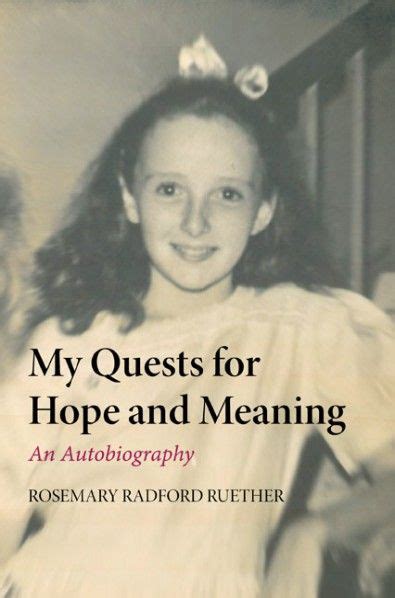 My Quests For Hope And Meaning Wipf And Stock Publishers Hardcover