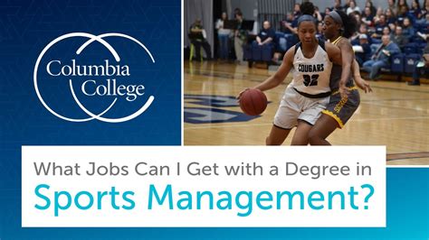 What Jobs Can I Get With A Degree In Sports Management Youtube
